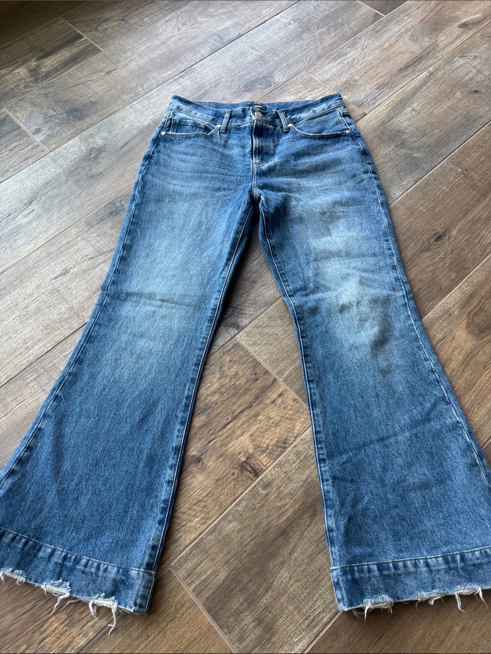 Express 70s flare mid rise, Denim Jeans